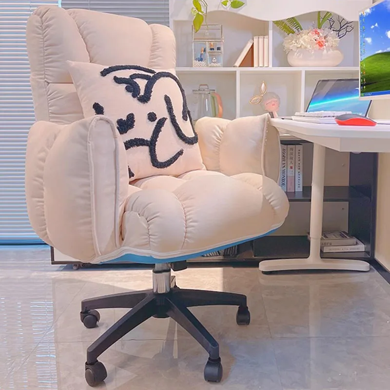 

Rolling Vanity Gaming Chair Recliner Executive Designer Luxury Lazyboy Chair Modern Reading Chaise Coiffeuse Balcony Furniture