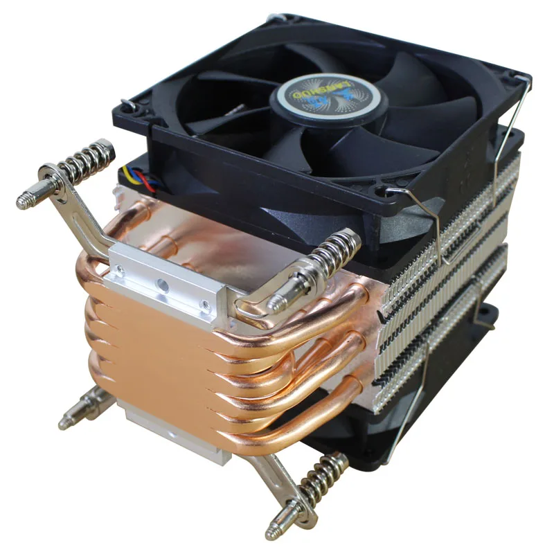 Lanshuo-cpu Cooler With Heat Pipe X79 X99 2011 1200 1700 1356 1366 Amd3 Am4 Motherboard pc 90 mm Rgb Silencioso - Imagem 5