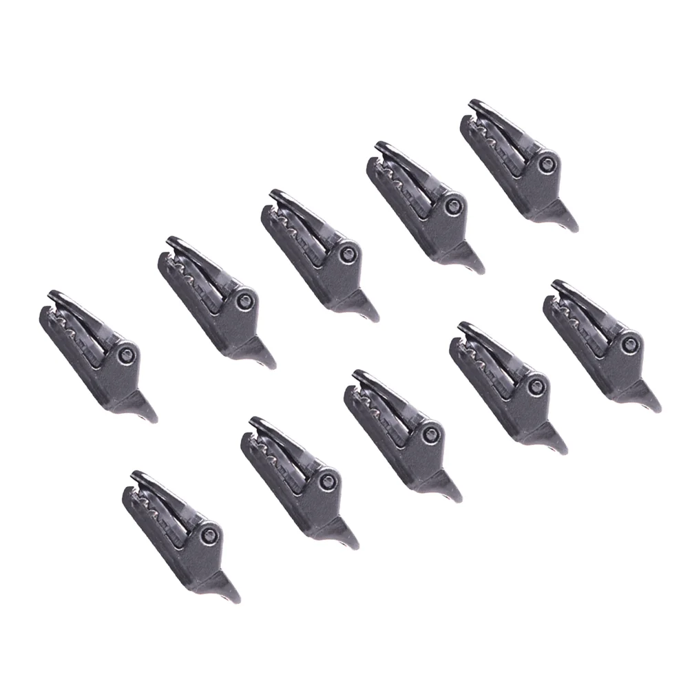 

10 Pcs Professional Clips Heavy Duty Lock Grip Awning Clamp Set Instant Clip Crocodile Wind Rope Buckle for Camping Canopies