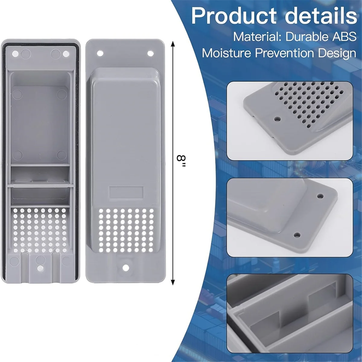 Shipping Container Air Vent Kit Heavy Duty Shipping Container Accessories Flow Ventilation KitT97C 8pack