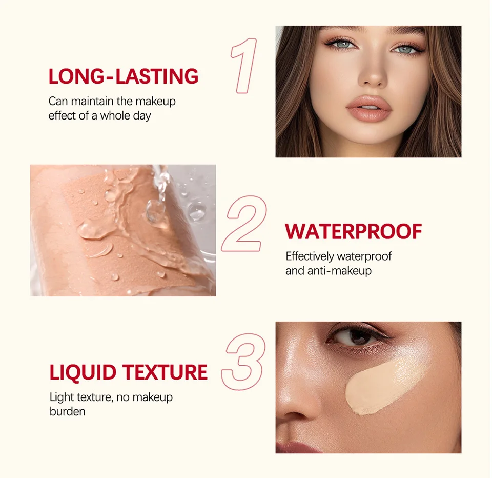 Description Picture 4 of itemLakerain Base Blur Balm Long-lasting Natural Fit Lotion Even Skin Tone Present Smooth Texture Face Makeup Base Cosmetics
