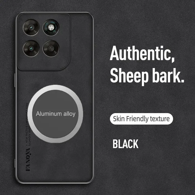 Luxurious Sheepskin Magnetic Protective Phone Case