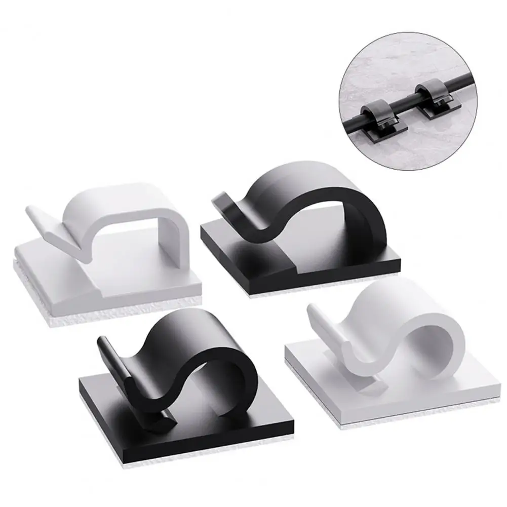 

Домашний Органайзер для кабелей, эффективное решение для управления кабелями, 12 шт., компактный шнур, простота установки, клейкий материал