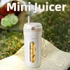 350ml USB Mini Juicer Cup,Electric Portable Smoothie Ice Crushed,Camping Fruit Blender Squeezer,Mixer Kitchen Home,Car Mounted 1
