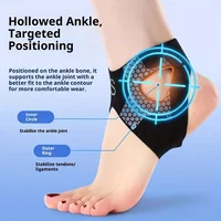 Support de cheville ultra-fin et respirant pour hommes et femmes, haute élasticité, adapté aux sports comme le basketball, le football et la course à pied 4