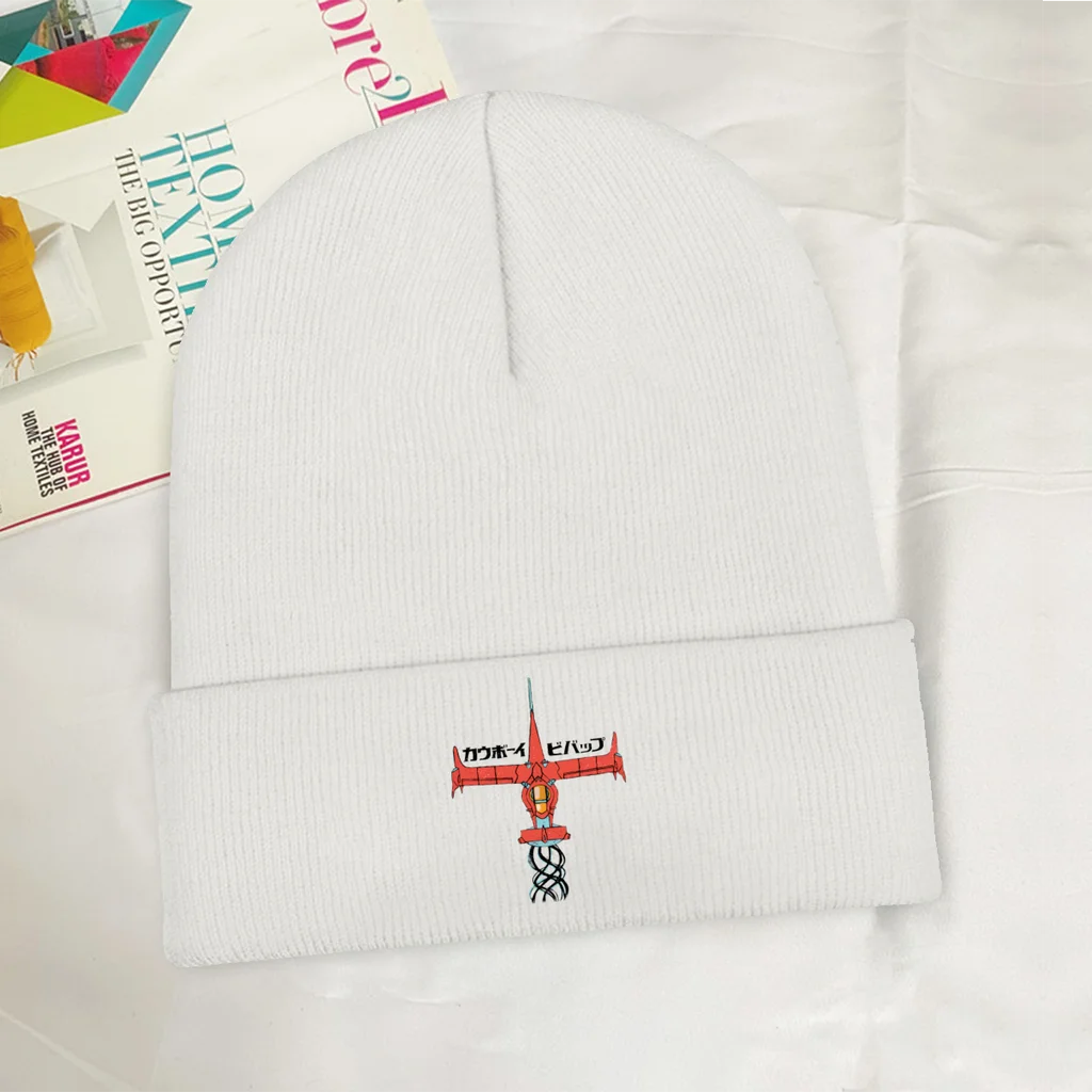 

Cowboy Bebop Spike Anime Skullies Beanies Caps The Swordfish Knitted Winter Warm Bonnet Hats Unisex Ski Cap