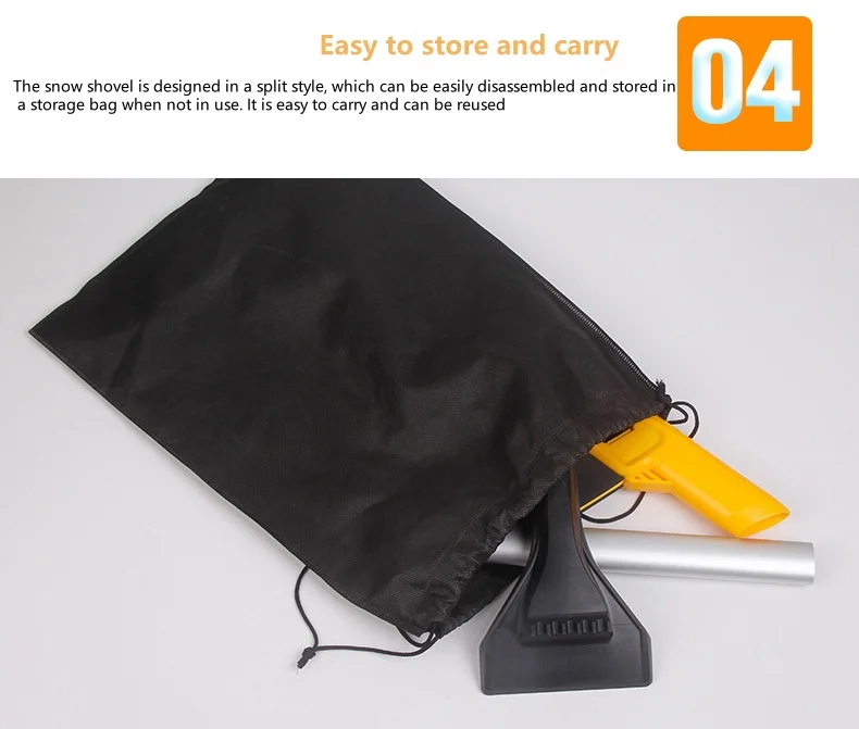 Extendable Car Snow Brush Winter Auto Scraper Tool