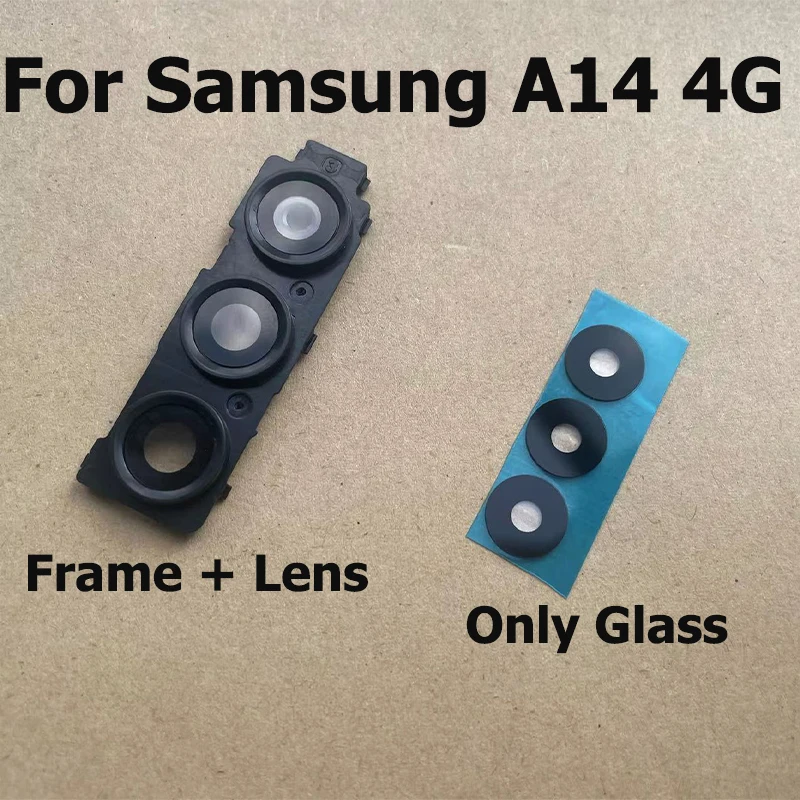 Back Camera Glass Lens Cover with Frame Holder Replacement Part