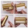 Antique Style Brass Material Manual Mechanical Feeling Tobacco Rolling Machine Retro Nostalgia 70MM 5