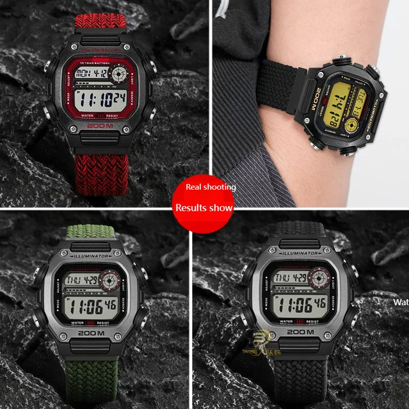 Bracelet De Montre Casio En Résine Noire - Pour DW-280, DW-340, Neuf