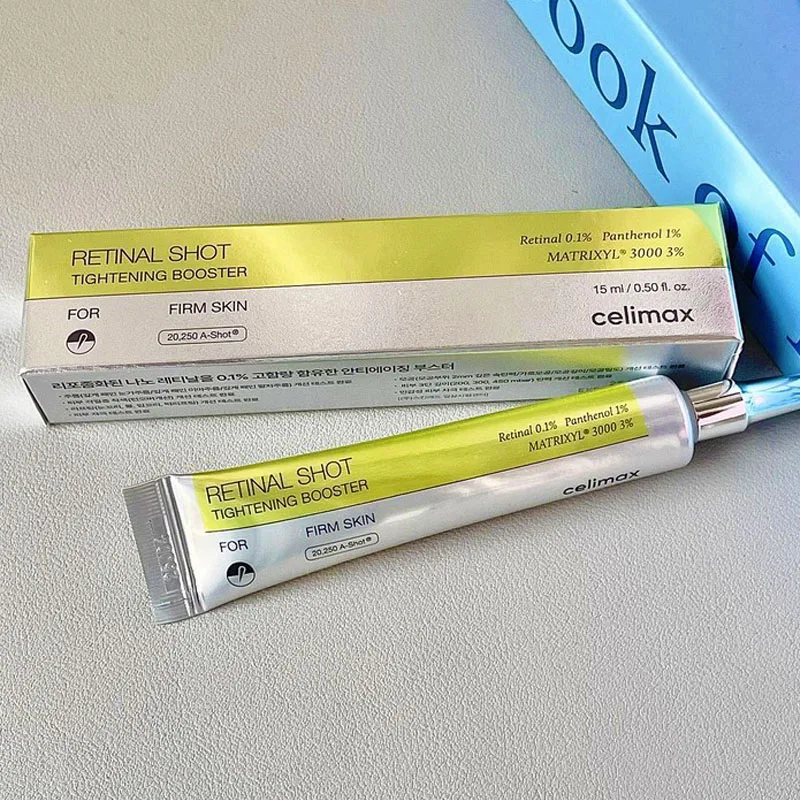 Celimax Retinol Shot Siero Antietà Rassodante Crema Contorno Occhi Migliora le Occhiaie Attenua le Rughe Sottili Anti-Rughe Cosmetico Coreano - immagine 2