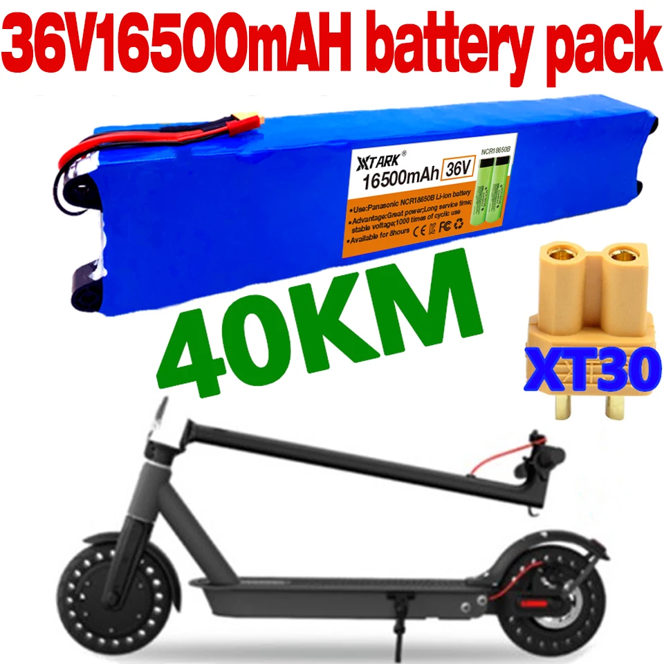 электросамокат xiaomi mijia scooter m365 36V 10S3P 16.5Ah 100W Li-ion battery for Xiaomi mijia m365 pro electric bike scooter with 20A BMS