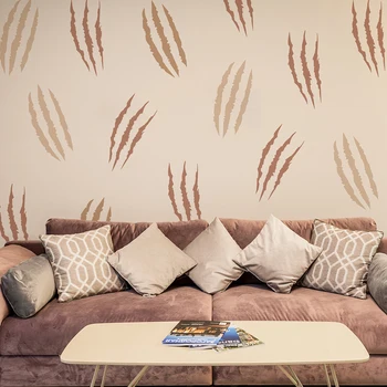 Claw Marks Stencil 4