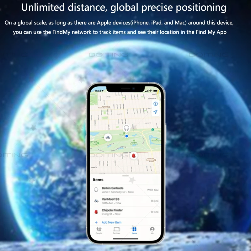 Key Finder Mini Tracking Device GPS Lost Tracker For Apple Find My Smart Tag Child Finder Pet Car Smart Bluetooth Tracker IOS System