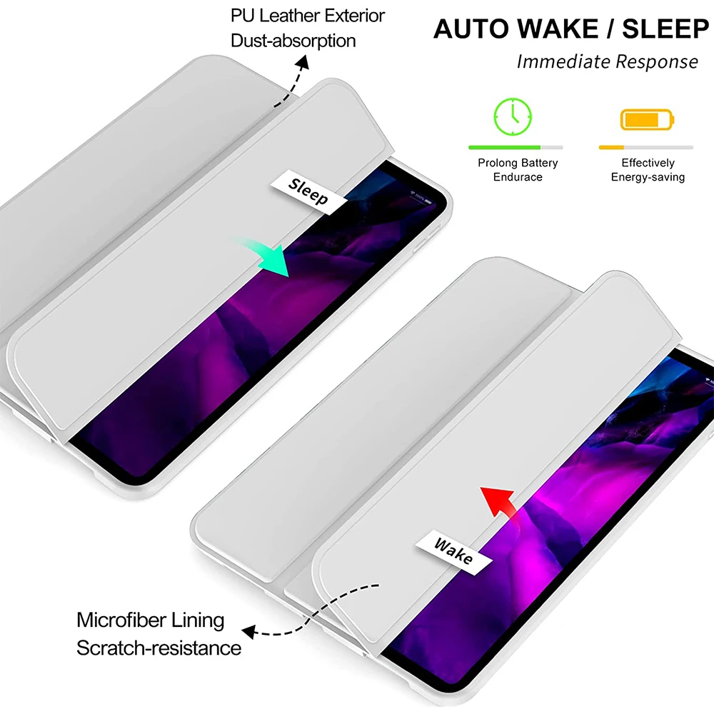 Magnético para Ipad Pro 11 m2 m1 2023 Case Ipad ar ar 10th Geração 10.9 Tri-fold Case Ipad Pro 9.7 Ipad 10.2 Ipad 9.7 Case - Imagem 4