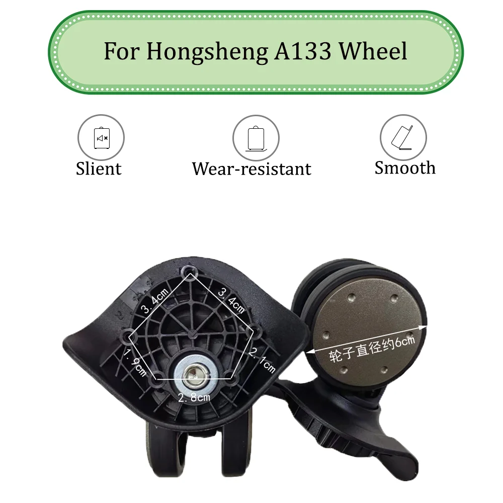 Suitable For Hongsheng A133 Universal Wheel Trolley Case Wheel Replacement Luggage Pulley Sliding Casters wear-resistant Repair