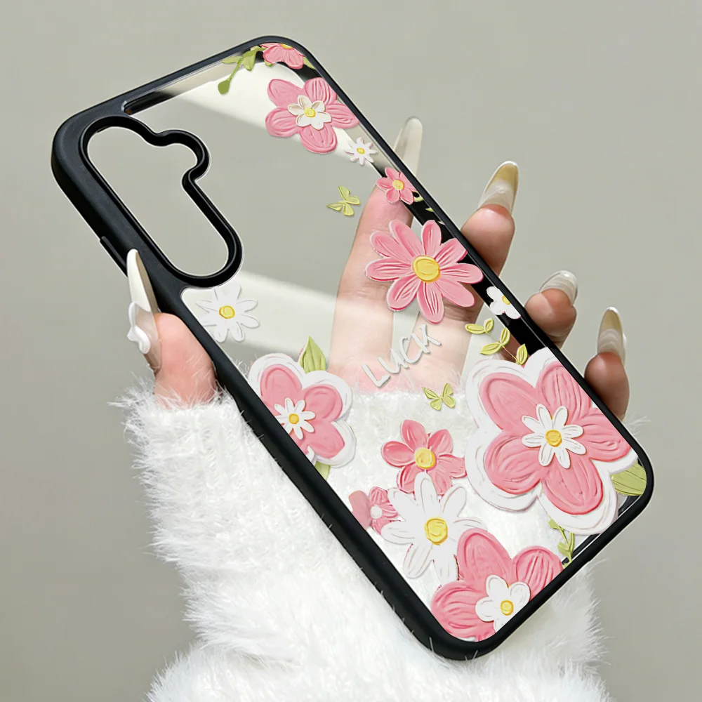 Silicone Floral Design Phone Case Cover