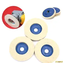 

1 Pc 100mm Wool Polishing Wheel Buffing Pads Angle Grinder Wheel Felt Polishing Disc For Metal Marble Glass Ceramics
