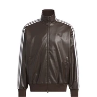 Veste en simili cuir rétro rayée décontractée pour hommes et femmes Adidas Clover authentique KQ5473 5