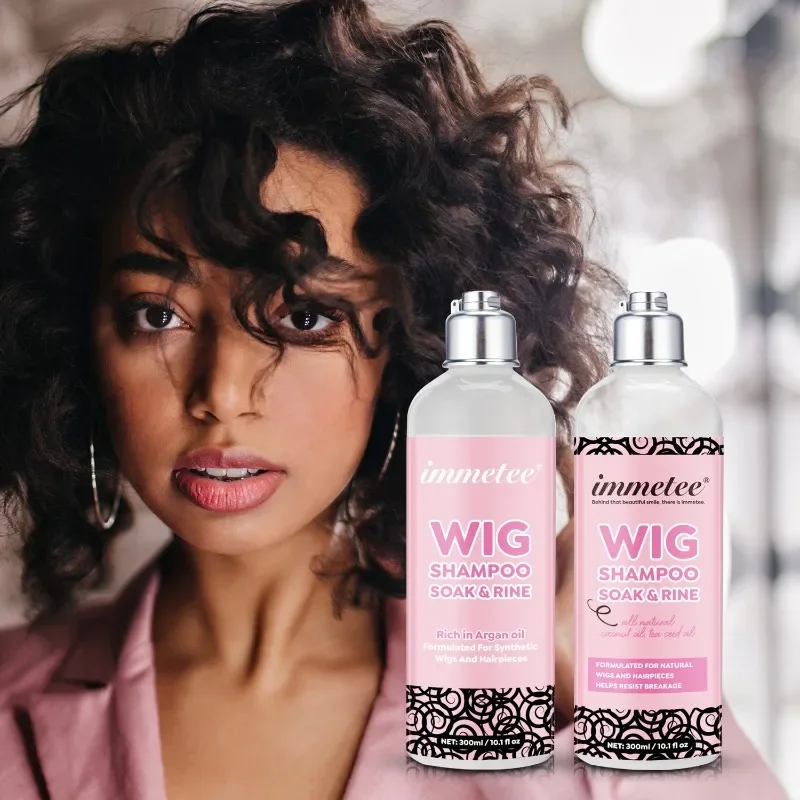 Wig Shampoo Professional Wig Solution for Human and Synthetic Hair Wig Braided Hair Pieces To Clean, Restore and Nourish Hair 2