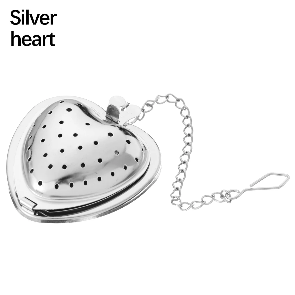 Colino Da Tè A Cuore In Acciaio Inox 9 Cm - Infusore Per Tè Sfuso Lavabile In Lavastoviglie