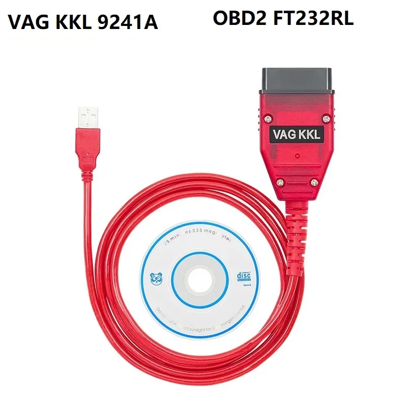 

VAG 409.1 KKL 409 FTDI FT232RL Real 9241A K line OBD 2 OBD2 Car Diagnostic Tools Interface Cable For VW/Audi/Skoda/Seat
