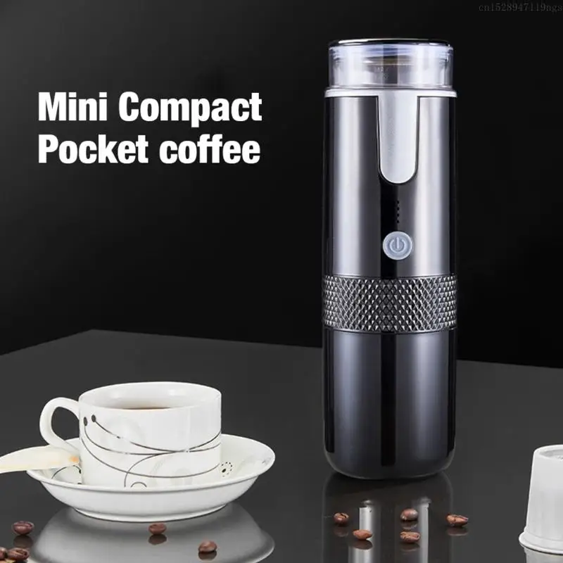 Portable Coffee Machine Brewing for Car Home Electric Espresso Machine R9UD