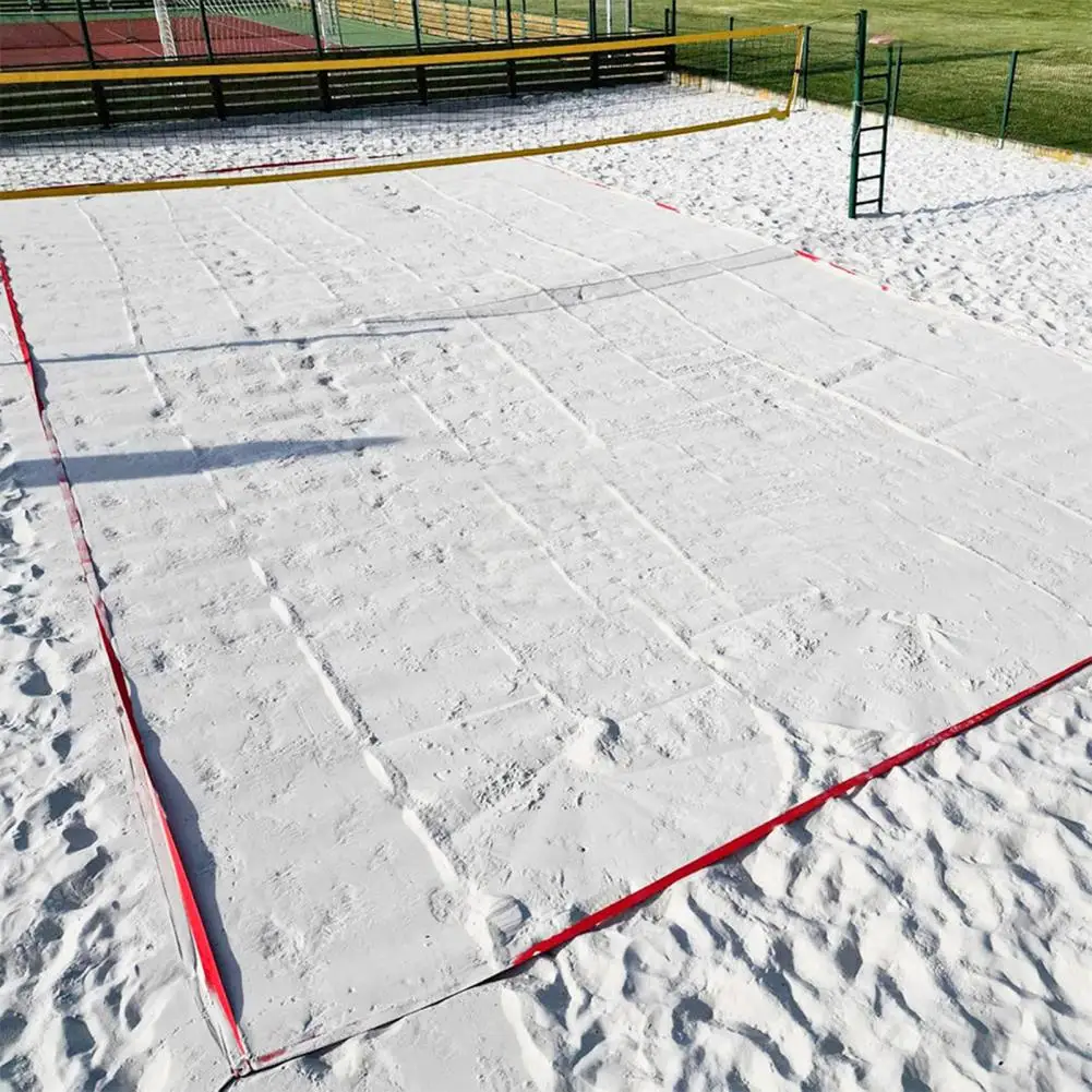 6Pcs Beach Volleyball Lines Outdoor Volleyball Boundary Lines Volleyball Court Webbing with Ground Nails golf accessories 2