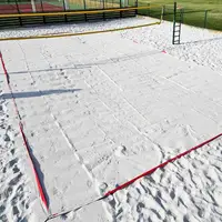 6Pcs Beach Volleyball Lines Outdoor Volleyball Boundary Lines Volleyball Court Webbing with Ground Nails golf accessories 2