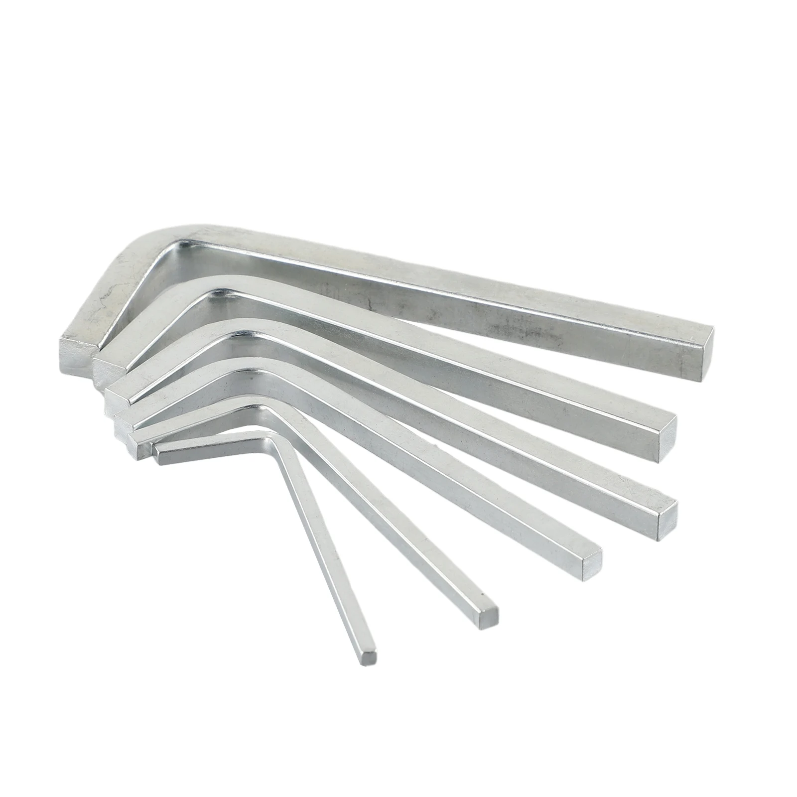 6 Stück L-förmiger quadratischer Kopfschlüssel, quadratischer Schlüssel, innerer 4-Punkt-Schraubenschlüssel, Schraubendreher-Set, 3–8 mm, Handwerkzeuge, Werkzeugschrauben – Detail 1