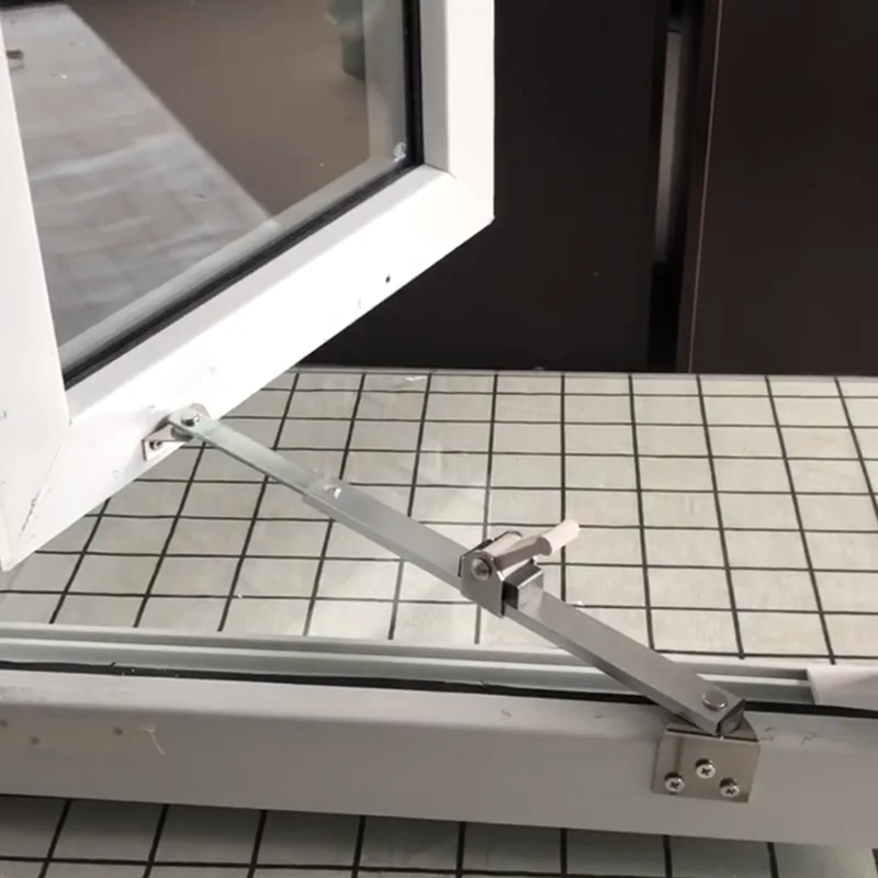Window Wind Bracing Casement Type Window Pole Telescopic Launch Limiter Safety by Wind Bracing Bracket