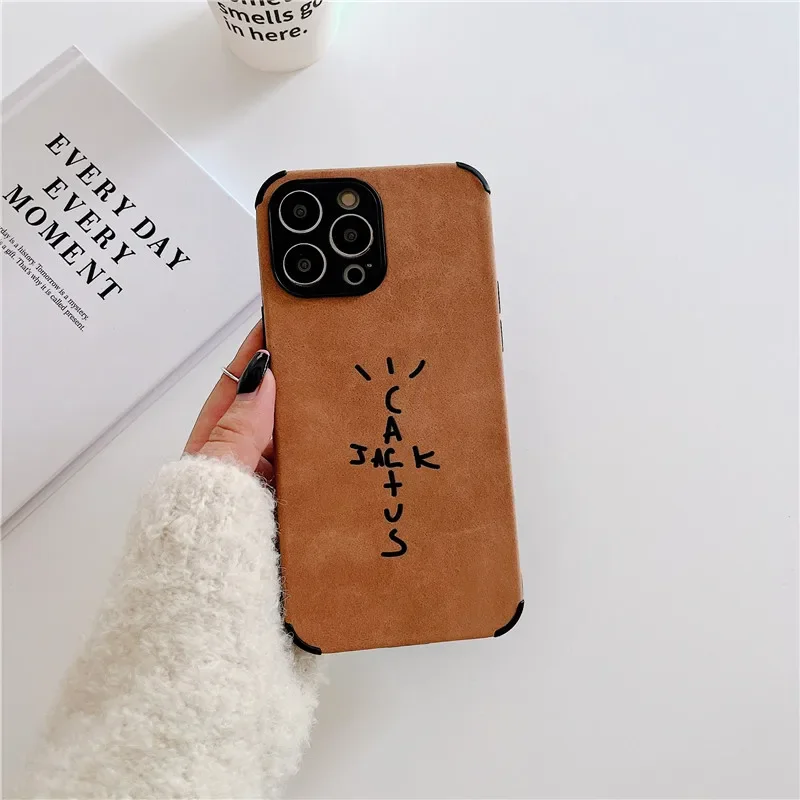 Luxury Suede Silicone Leather Phone Case - Soft Cover