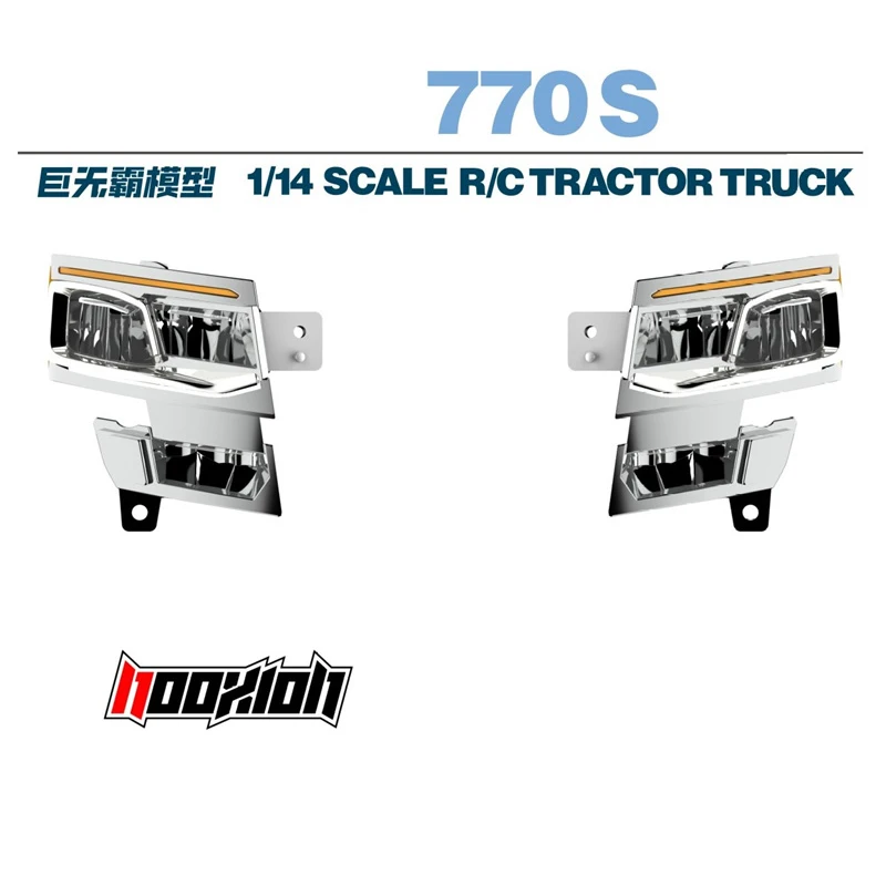 770S LED 5V Headlight Lighting System Lamp for 1/14 Tamiya