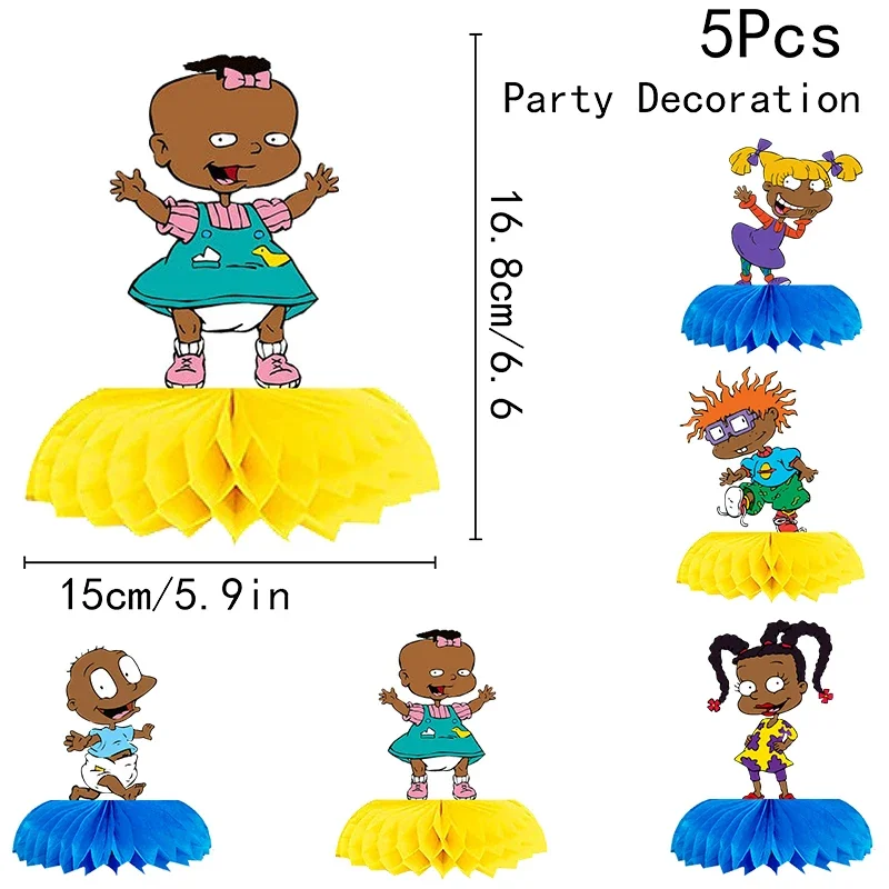 Rugrats party decorations Honeycomb Centerpieces Birthday Party