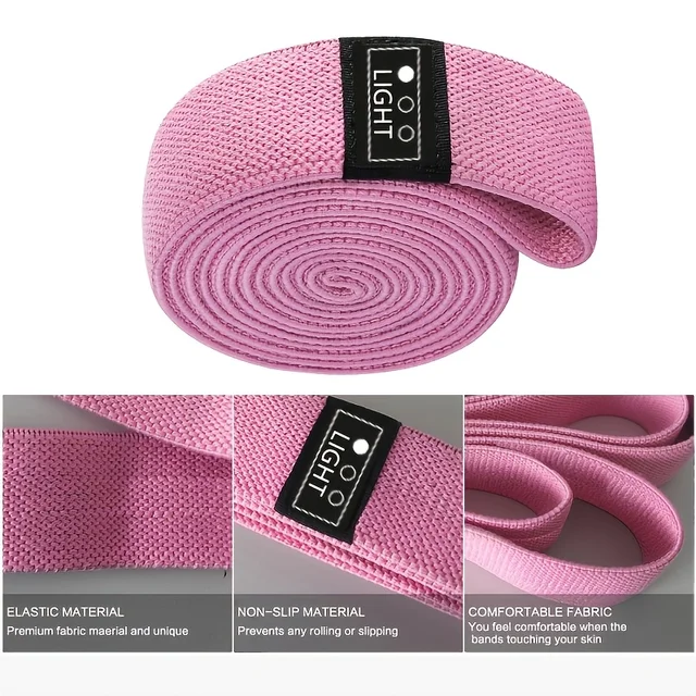 Resistance Squat Band Slimming Butt Beauty Circle Elastic Band Pull Rope Yoga Pull Band,Perfect Choice for Yoga Studios and Gym 3
