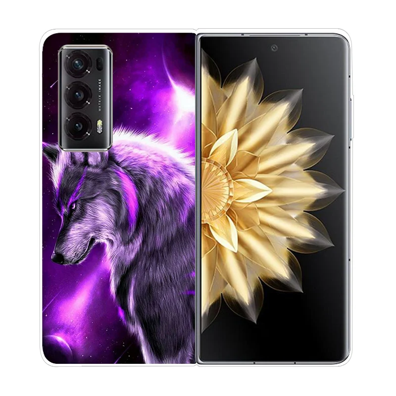 Durable Clear Hard Shell Phone Case - Shockproof & Foldable Design