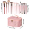 Set de 40 brochas de maquillaje profesionales: Kit Vegan & Cruelty-Free | Emoape