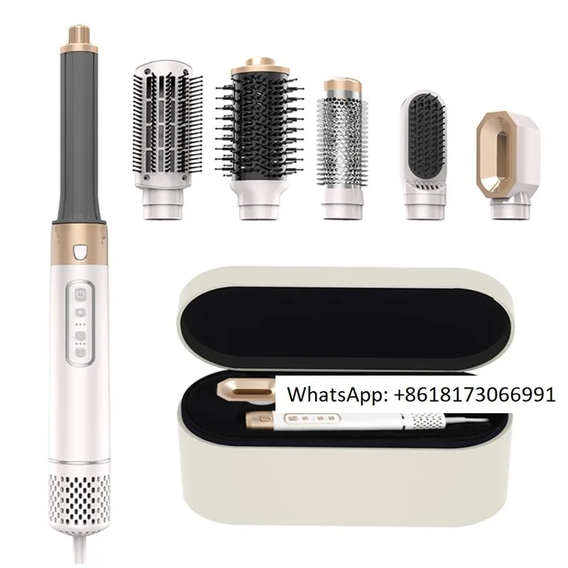 5 In 1 Styler Asciugacapelli One Step Asciugacapelli Piastra Per Capelli Professionale Bigodino Strumenti Per Lo Styling Spazzola Ad Aria Calda //