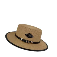 Summer Hats for Women Wide Brim Casual Beach Sun Hat Women Summer Straw Hat Sunscreen Block UV Protection Panama Bow Cap 6