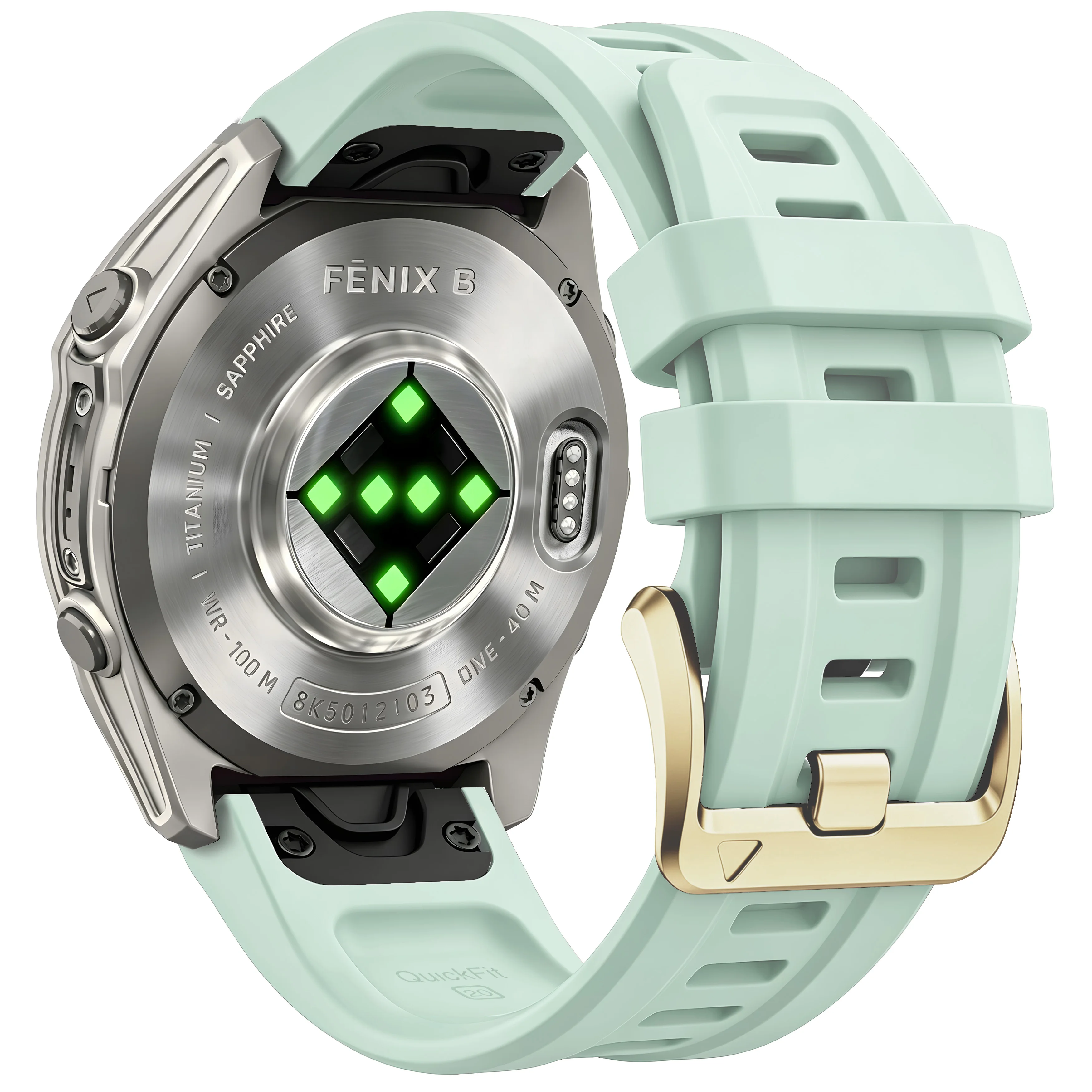 Enhanced Silicone Band - QuickFit 20mm, Soft Bracelet Strap
