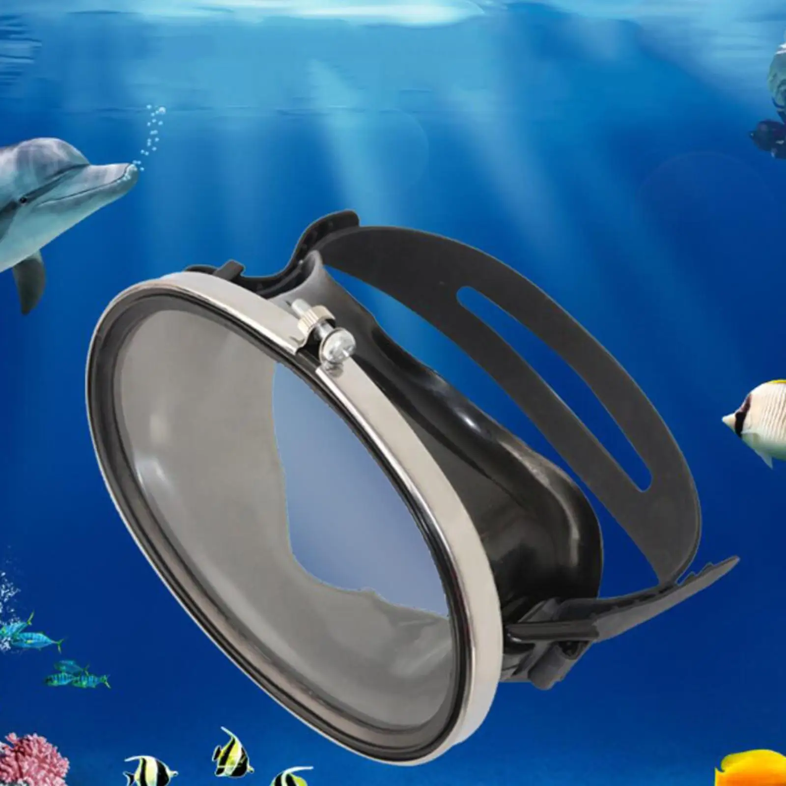 WaterSnorkeling Swimming Goggles, Retro Oval Classic Single Lens Snorkeling Diving