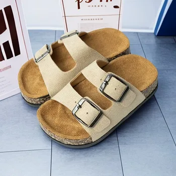 صندل أطفال مفتوح بتصميم كوري أنيق — صورة 4
