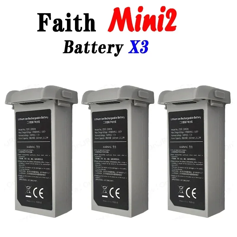 

Original CFLY Faith Mini2 Drone Battery 7.7V 2600mAh 33min Flight Time For Faith Mini2 Battery Accessories Parts