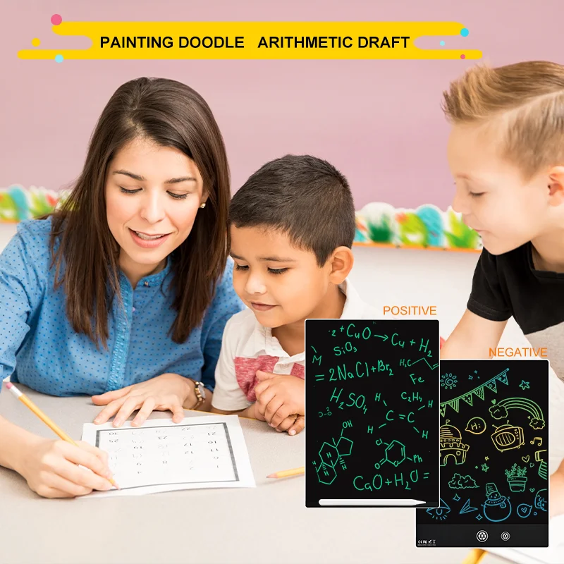 11.5/10.5 inch Double-Sided Screen LCD Writing Tablet Electronic Drawing Board Kids Graffiti Painting Memo Learn Pads Toy Gifts