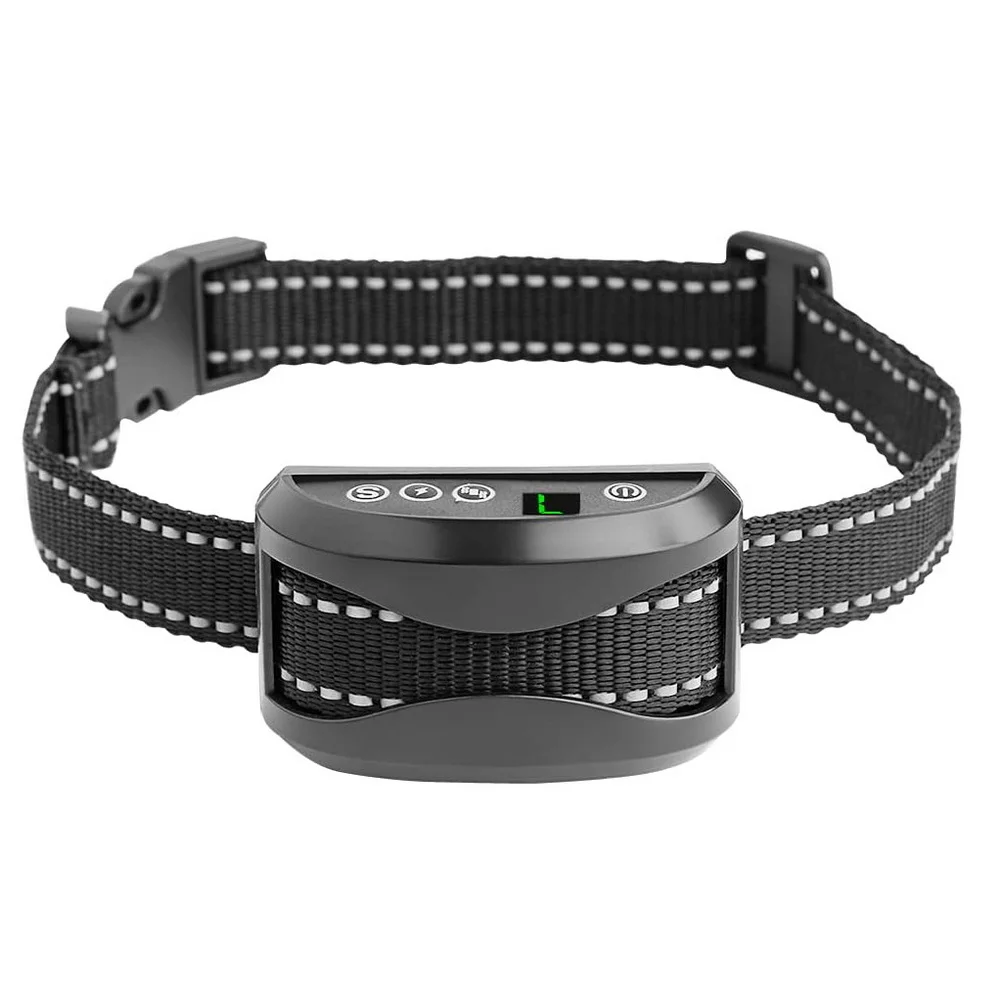 Rechargeable Dog Bark Collar IP67 Waterproof, with 3 Vibration & Shock