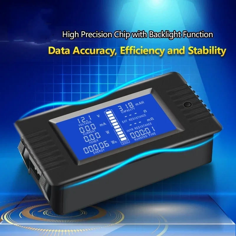PZEM013 DC 0-200V 10A Voltmeter Ammeter Car Battery Tester Capacity resistance electricity Voltage Meter monitor 12v 24v 48v 96v