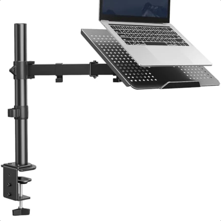 Adjustable Laptop Desk Mount Monitor Arm Tray