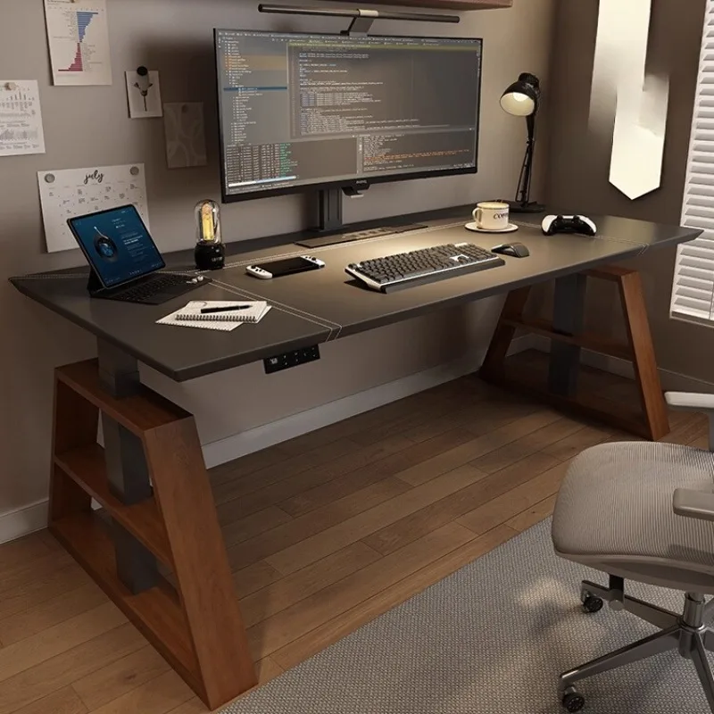 Set scaffali da scrivania estetici ergonomici classici moderni scrivania da ufficio design ad angolo semplice Mesa Escritorio Estudio Furnitures