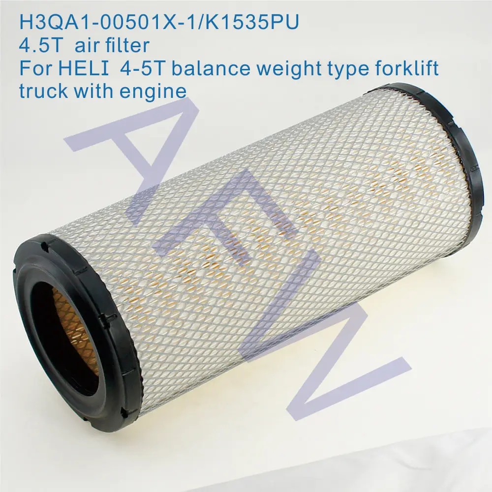 H3QA1-00501X-1 K1535PU, air filter, For 4-5T internal combustion Heli forklift truck 지게차