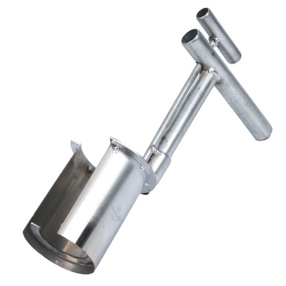 Bulb Planter Tool Plant and Fruit Tree Seedling Transplanter T-Style Handle Soil Sampler for Planting Digging Transplanting